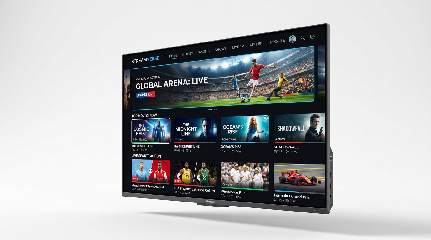 Interface Premium IPTV